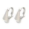 Brass Hoop Earrings EJEW-L211-007P-1