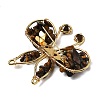 Butterfly Natural Mixed Gemstone Brooch G-A278-02G-3