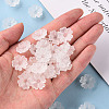 Transparent Frosted Acrylic Bead Caps MACR-S371-04A-701-5