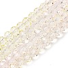 Transparent Painted Glass Beads Strands LS-DGLA-A034-T8mm-A25-2