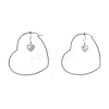 Stainless Steel Hoop Earrings EJEW-JE04453-03-2