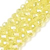 Electroplate Glass Beads Strands EGLA-A044-T8mm-B29-1