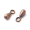 Tibetan Style Alloy Red Copper Metal Charms X-RLF0911Y-NF-2