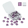 60Pcs Transparent Glass Cabochons GLAA-YW0003-65-13-1