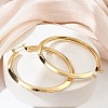 Brass Big Hoop Earrings for Women KK-CBA4112-06G-3