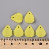 Transparent Frosted Acrylic Pendants MACR-S371-09A-717-4