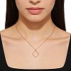 Alloy Open Back Bezel Pendants FIND-WH0111-887RG-6
