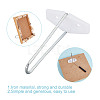 10 Sets Iron & Plastic Photo Frame Bracket ODIS-GO0001-04B-3