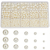 1573Pcs 5 Styles ABS Plastic Imitation Pearl Beads KY-PA0001-13A-1