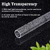 Transparent Acrylic Pipe AJEW-WH0475-51N-4