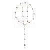 Handmade Natural Labradorite Beaded Chains Earring & Necklaces Sets SJEW-JS01342-03-2