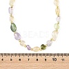 Natural Quartz Beaded Necklaces for Women NJEW-JN06381-3