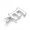 Non-Tarnish 304 Stainless Steel Pendants X-STAS-F106-95P-E-01-2