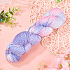 1 Skein 80% Wool 20% Acrylic Fiber Rainbow Segment Dyed Yarn OCOR-TA0003-02C-7