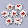 Handmade Woven ABS Plastic Imitation Pearl Cabochons FIND-N050-11C-1