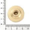 Golden Plated Brass Wax Sealing Stamp Head KK-K363-01G-07-4