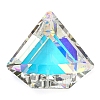 Transparent Glass Pendants GLAA-G103-02A-1