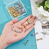 48Pcs 12 Style Brass Ice Pick Pinch Bails KK-FH0003-62-3
