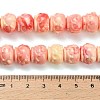 Synthetic Coral Dyed Carved Beads BSHE-H114-03A-4