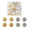 30 Pcs 2 Colors Brass Beads RB-CD0001-02-1