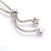 Tarnish Resistant 304 Stainless Steel Slider Bracelets BJEW-JB04044-11-2