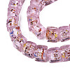 Handmade Silver Foil Lampwork Beads FOIL-N004-01A-07-3