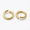 Brass Open Jump Rings LS-KK-P096-08-D-2