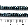 Electroplated Natural Lava Rock Beads Strands G-A256-E01-01C-4