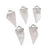 Natural Quartz Crystal Pendants G-E577-01P-05-1