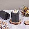 Ceramic Whiteware Candle Holder DJEW-WH0068-01A-5