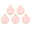 Alloy Enamel Pendants ENAM-S124-01A-09A-2
