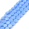 Opaque Solid Color Glass Beads Strands GLAA-N052-05B-A16-1