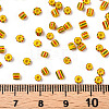 8/0 Opaque Colours Seep Glass Seed Beads SEED-F003-04B-03-5