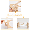 Bamboo Pet Feeder Rack AJEW-WH0165-20-4