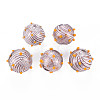 Transparent Handmade Blown Glass Globe Beads GLAA-T012-15-1