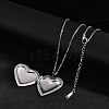 201 Stainless Steel Cable Chain Necklaces NJEW-M050-04E-P-1-2