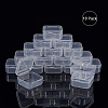 Transparent Plastic Bead Containers CON-BC0004-54-4