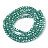 Electroplate Glass Beads Strands EGLA-A044-P1mm-B31-3