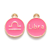 Alloy Enamel Pendants X-ENAM-S124-01A-03K-1