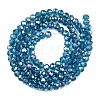 Electroplate Glass Beads Strands EGLA-A044-T3mm-B27-3