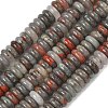 Natural African Bloodstone Beads Strands G-G329-A02-3x8mm-3
