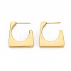 304 Stainless Steel Square-shape Stud Earrings EJEW-N016-027LG-6