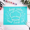Self-Adhesive Silk Screen Printing Stencil DIY-WH0173-026-5