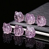 Natural Amethyst Carved Exploded Fur Nine-Tailed Fox Beads PW-WGD436F-01-2