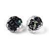 Handmade Foil Glass Beads FOIL-N029-10A-3