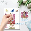 16 Sheets 8 Styles PVC Waterproof Wall Stickers DIY-WH0345-159-3