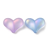 Transparent Spray Painted Acrylic Beads X-MACR-M026-02-2