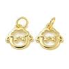 Rack Plating Brass Pendants KK-K386-01A-G-1