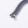 Nylon Twisted Cord Bracelet Making X-MAK-F018-07P-RS-4
