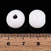 Spray Painted Round Natural Schima Wood Beads WOOD-A018-12mm-31-7